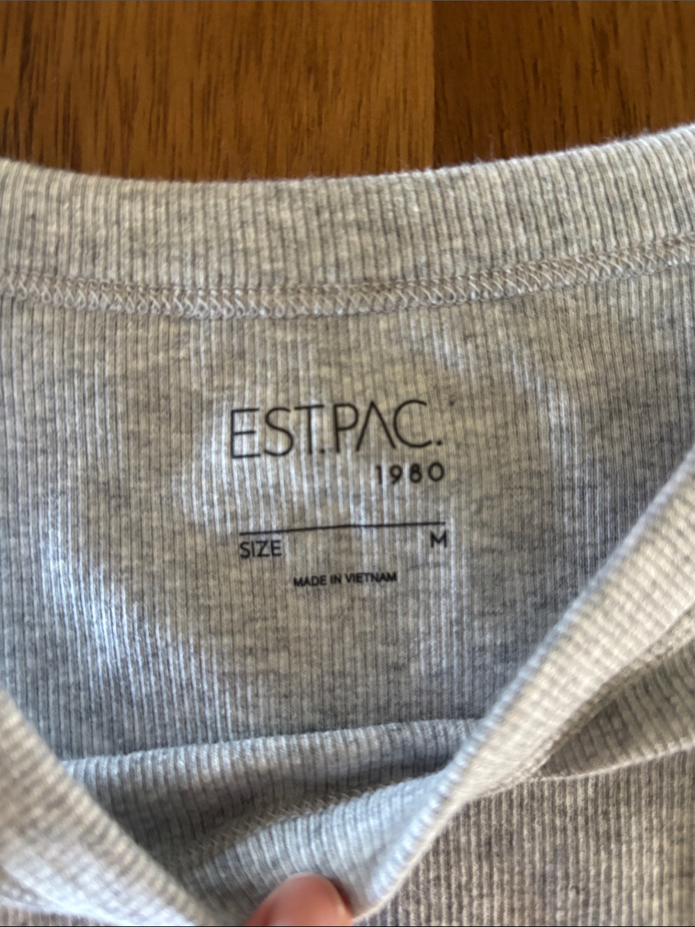 PacSun Gray Ribbed Tank Top - Picture 4 of 5